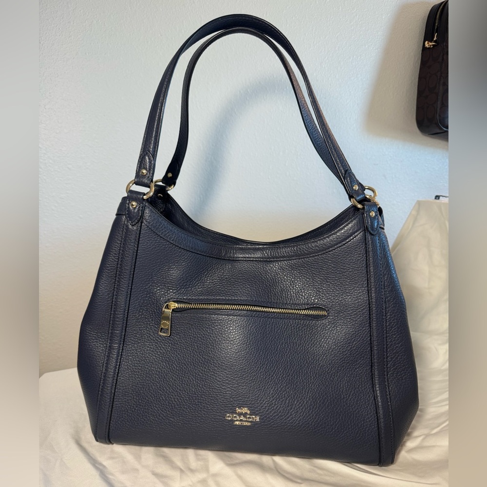 Coach Kristy Shoulder Bag C6231 Midnight Blue - Picture 2 of 7
